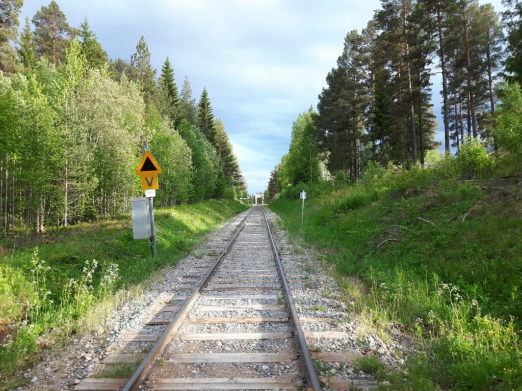 Inlandsbanan van Mora tot Östersund