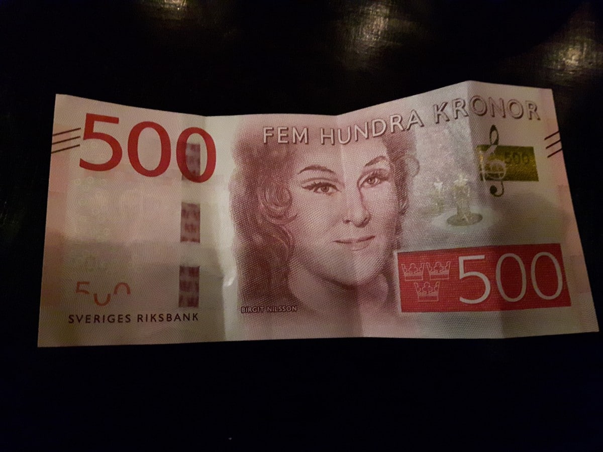 Fem Hundra Kronor - Swedish krona