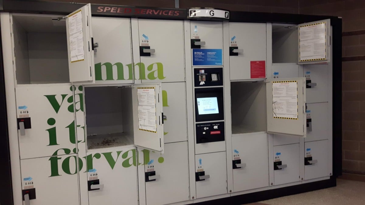 Lockers Stockholm Centralen