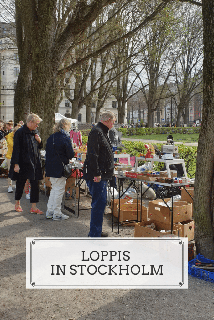 Loppis in Stockholm: overview 