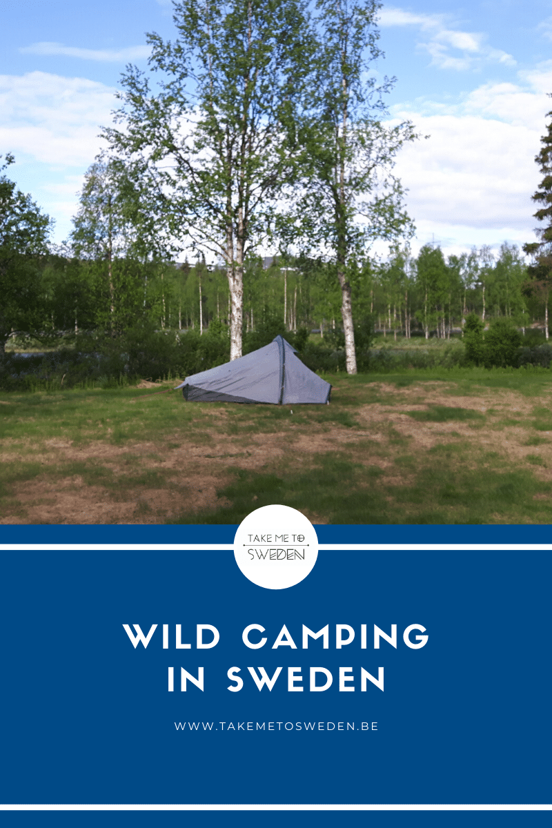 wild camping in Sweden