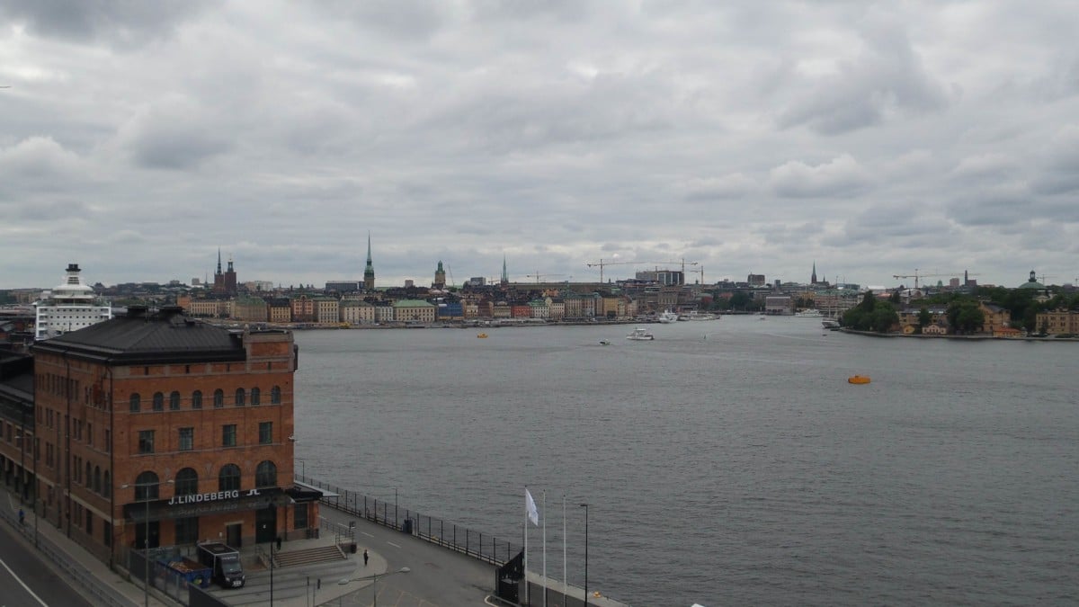  View over Stockholm from Fotografiska 