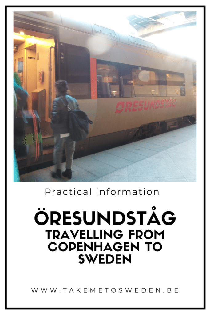 Öresundståg by train from Copenhagen to Sweden