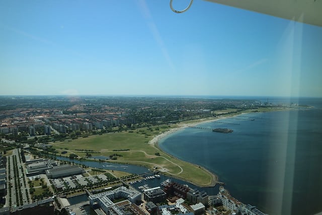 Zicht vanuit Turning Torso