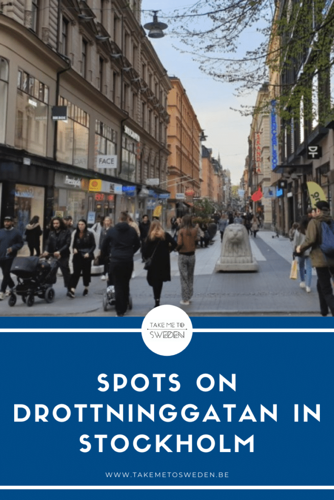 Spots on Drottninggatan in Stockholm