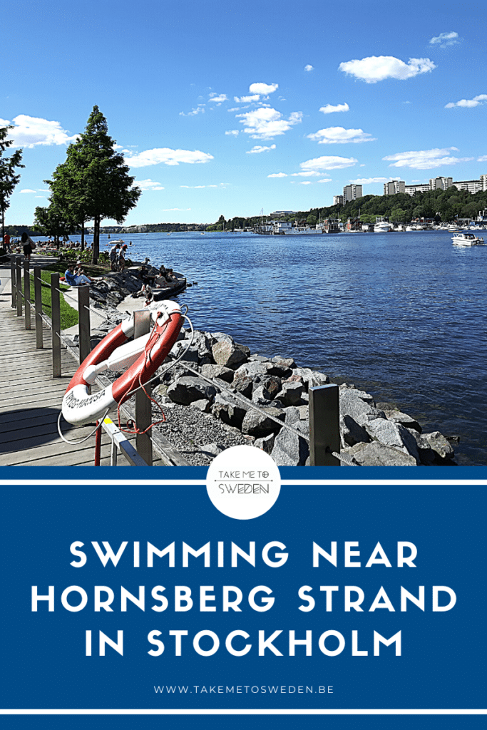 Swimming near Hornsberg Strand in Stockholm