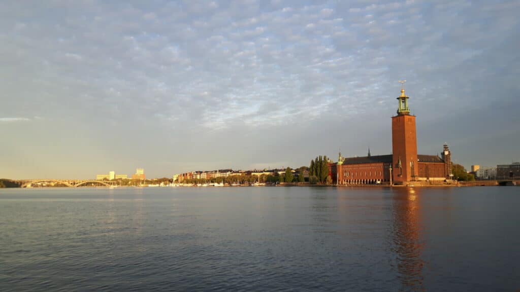 Stadshuset golden hour