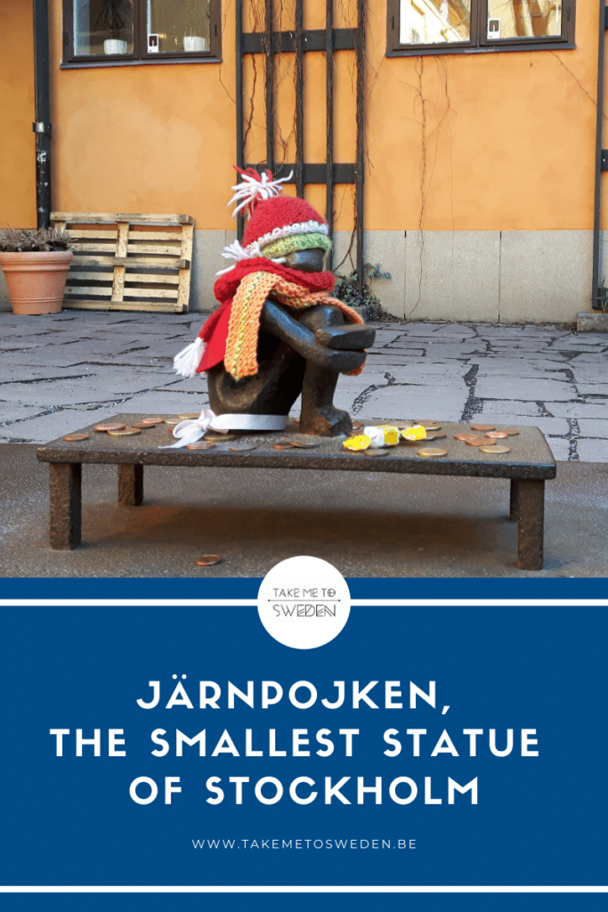 Järnpojken, the smallest statue of Stockholm