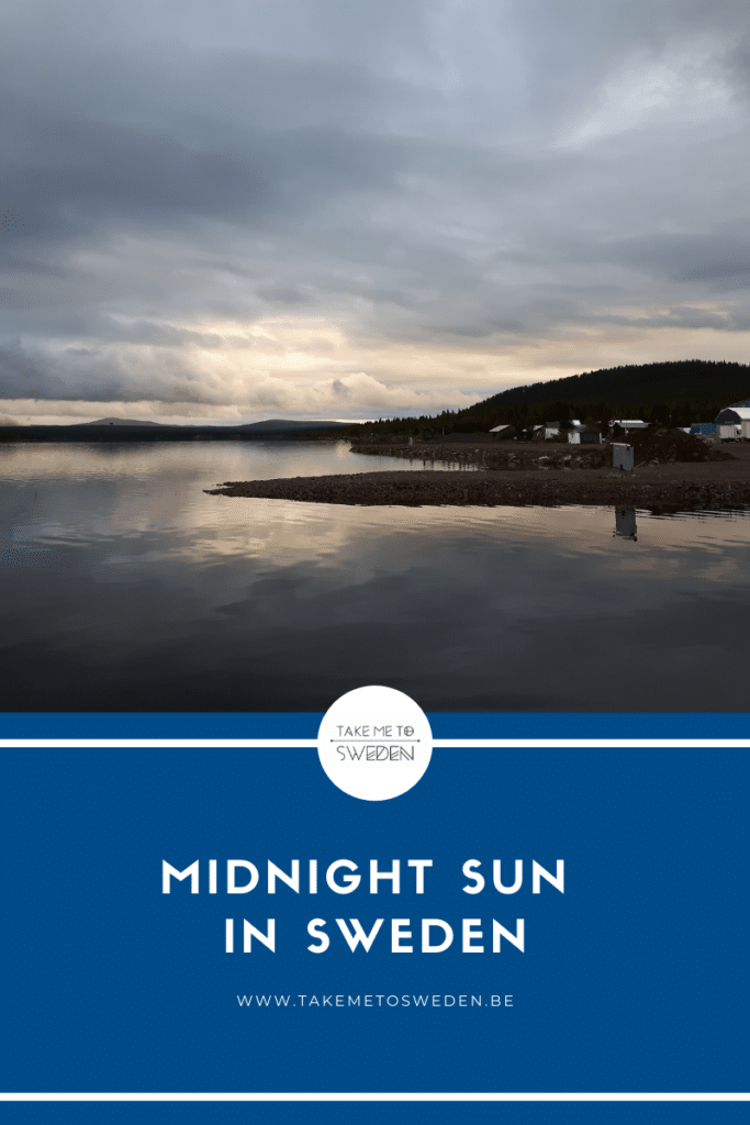Midnight sun in Sweden