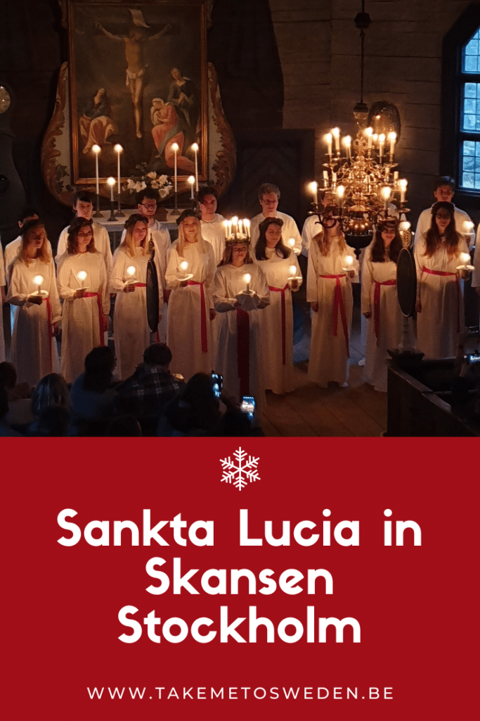 Sankta Lucia in Skansen - Seglora kyrka