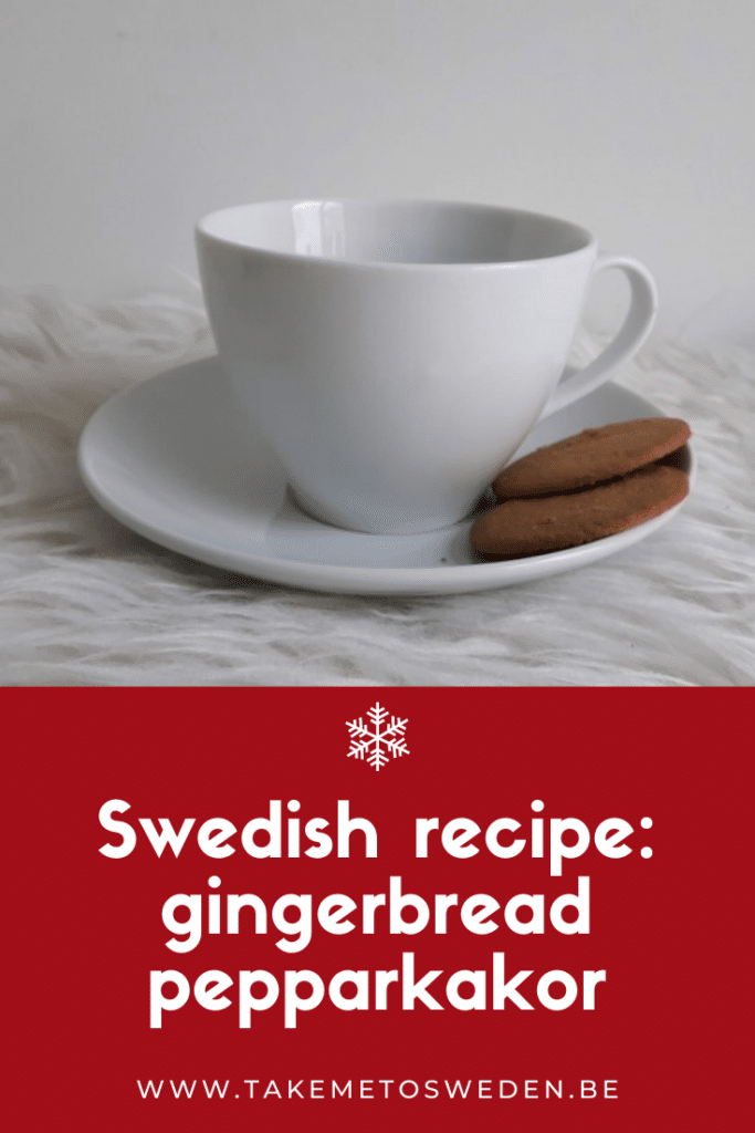 Swedish recipe gingerbread pepparkakor